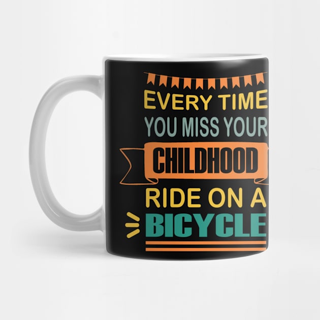 Funny Bicycle Quote Vintage Retro Cyclist Gift Idea by AS Shirts